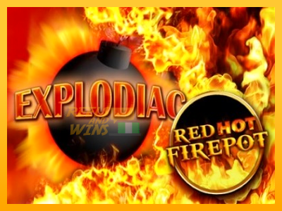 Fíor spleodar i meaisín sliotán Explodiac Red Hot Firepot