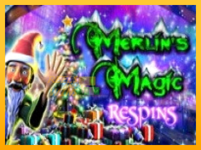 Fíor spleodar i meaisín sliotán Merlins Magic Respins Christmas