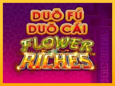 Fíor spleodar i meaisín sliotán Duo Fu Duo Cai Flower Riches