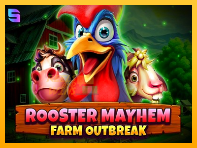 Fíor spleodar i meaisín sliotán Rooster Mayhem Farm Outbreak