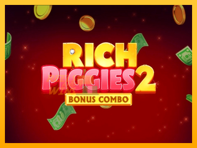 Fíor spleodar i meaisín sliotán Rich Piggies 2: Bonus Combo