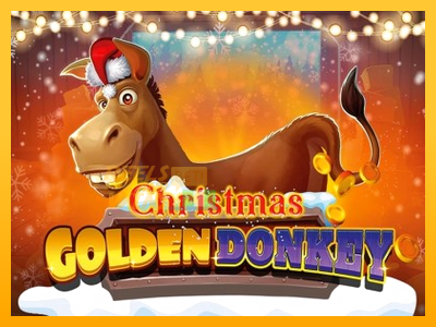 Fíor spleodar i meaisín sliotán Golden Donkey Christmas