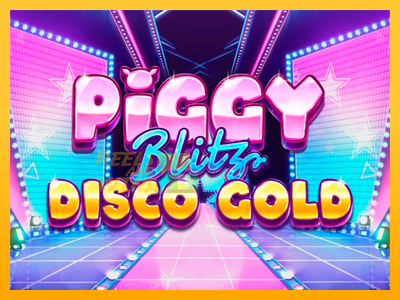 Fíor spleodar i meaisín sliotán Piggy Blitz Disco Gold