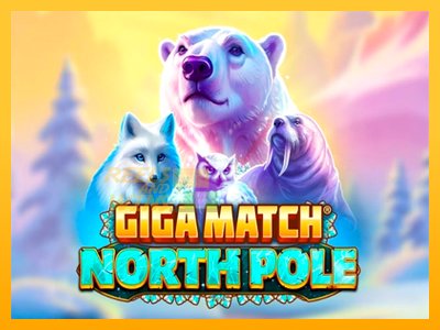 Fíor spleodar i meaisín sliotán Giga Match North Pole