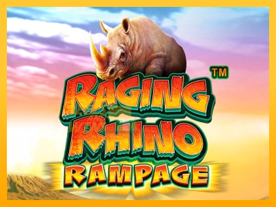 Fíor spleodar i meaisín sliotán Raging Rhino Rampage