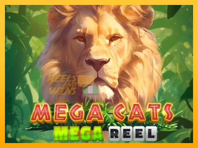 Fíor spleodar i meaisín sliotán Mega Cats Mega Reel