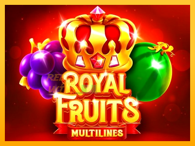 Fíor spleodar i meaisín sliotán Royal Fruits Multilines