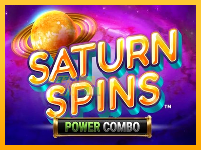 Fíor spleodar i meaisín sliotán Saturn Spins Power Combo