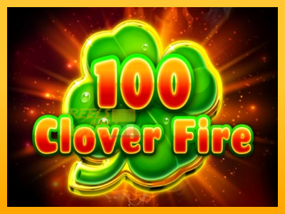 Fíor spleodar i meaisín sliotán 100 Clover Fire