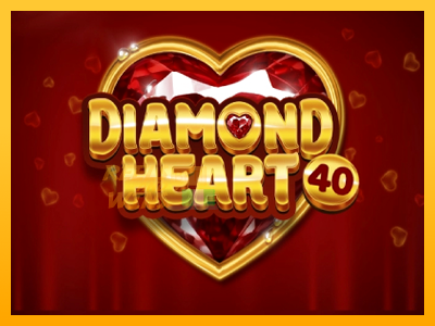 Fíor spleodar i meaisín sliotán Diamond Heart 40