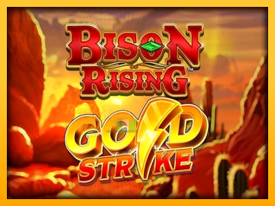 Fíor spleodar i meaisín sliotán Bison Rising Gold Strike