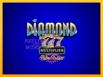 Fíor spleodar i meaisín sliotán Diamond 777 Multiplier Retro Roller