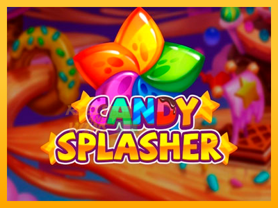 Fíor spleodar i meaisín sliotán Candy Splasher