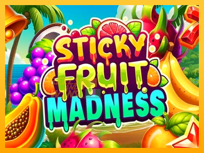 Fíor spleodar i meaisín sliotán Sticky Fruit Madness