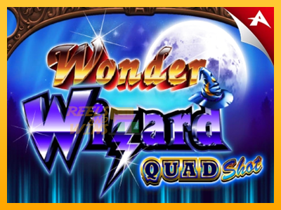 Fíor spleodar i meaisín sliotán Wonder Wizard Quad Shot