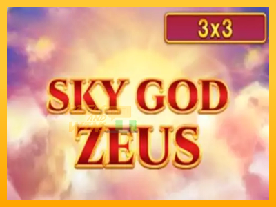 Fíor spleodar i meaisín sliotán Sky God Zeus 3x3