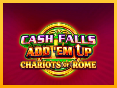 Fíor spleodar i meaisín sliotán Cash Falls: Add Em Up Chariots of Rome