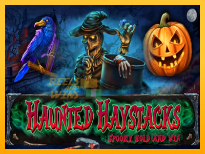 Fíor spleodar i meaisín sliotán Haunted Haystacks - Spooky Hold and Win