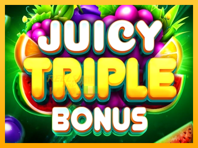 Fíor spleodar i meaisín sliotán Juicy Triple Bonus